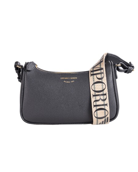 Shop EMPORIO ARMANI  Borsina: Emporio Armani borsa baguette stampa cervo.
Rifinitura stampa cervo.
Tinta unita.
Logo serigrafato.
Tracolla logata.
Chiusura con zip.
Tasca interna.
Adatta per custodire: rossetto, telefono, occhiali da sole, portafoglio, portacarte.
Dimensioni: 23 x 14,5 x 6 cm.
Composizione: 100% Resina termoplastica.
Made in China.. EW000539 AF 12103-MC032